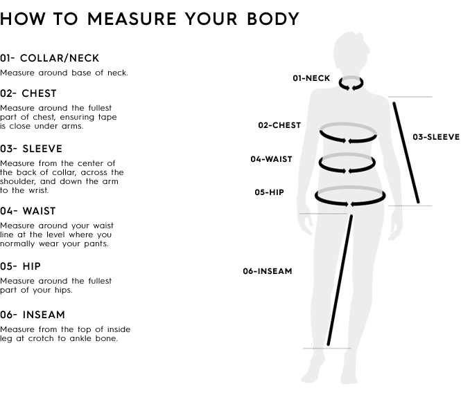 Tiki Wetsuit Size Chart